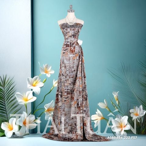 Vải In Hoa Cao Cấp Khổ 1m5x2m ASBR686222FS7