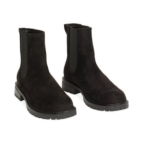 Giày Boots Nữ Primadonna Collection Black Microfiber Beatles