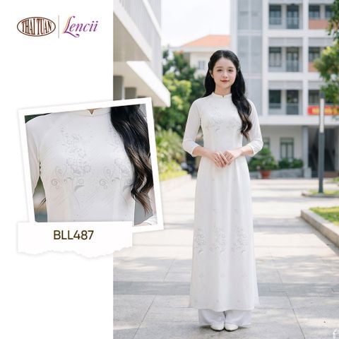 Vải Áo Dài Nữ Sinh Lencii Tinh Tú Khổ 1m15 x 2m3 BLLN487101