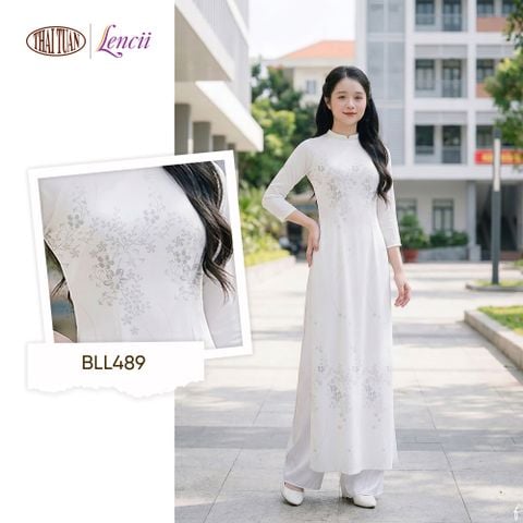 Vải Áo Dài Nữ Sinh Lencii Tinh Tú Khổ 1m15 x 2m3 BLLN489101
