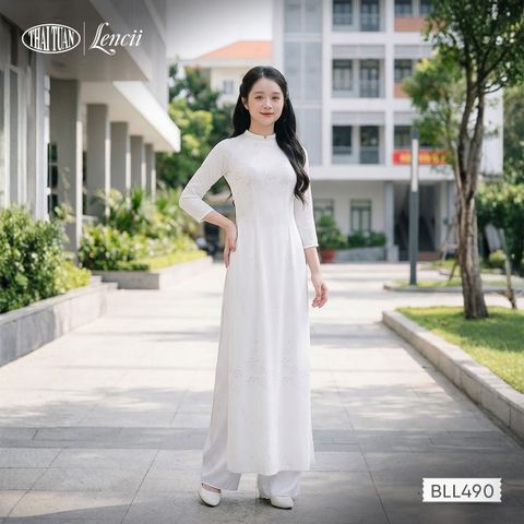 Vải Áo Dài Nữ Sinh Lencii Tinh Tú Khổ 1m15 x 2m3 BLLN490101