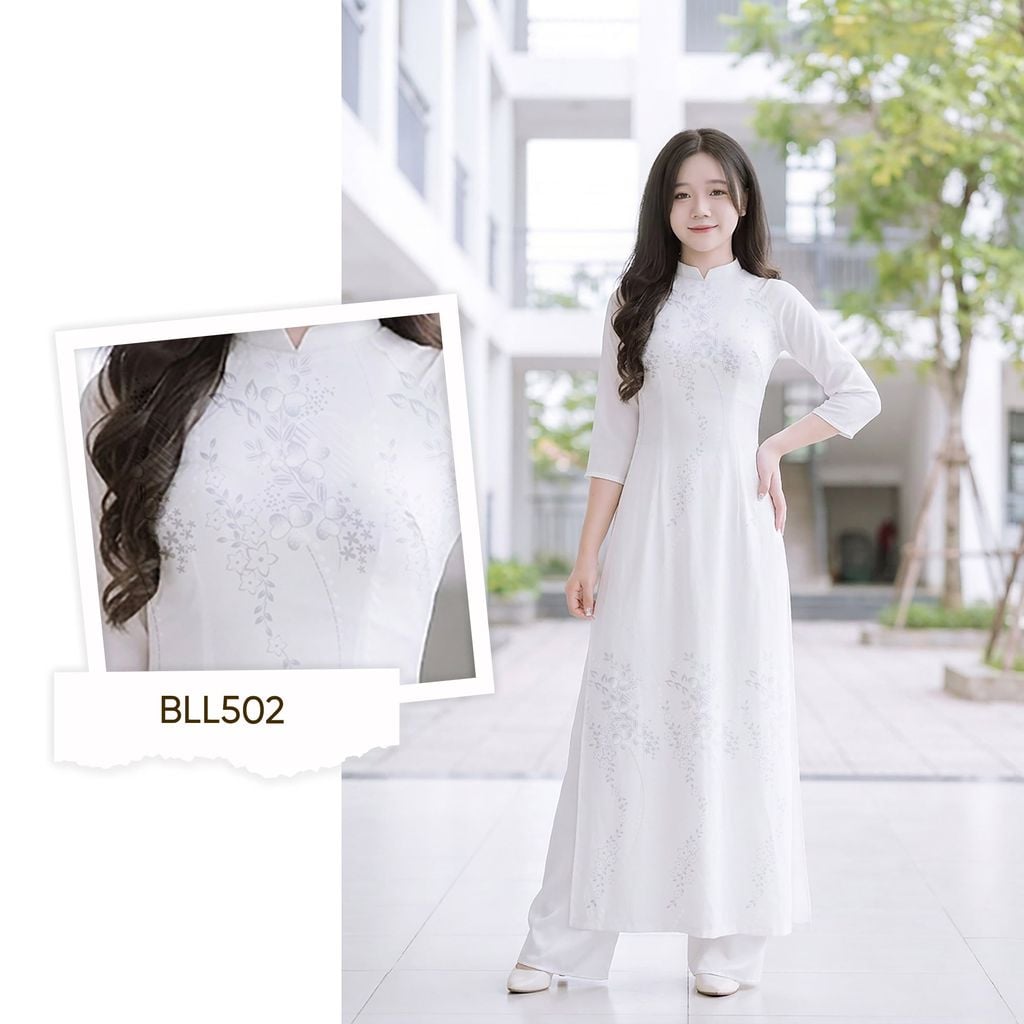 Vải Áo Dài Nữ Sinh Lencii Tinh Tú Khổ 1m15 x 2m3 BLLN502101