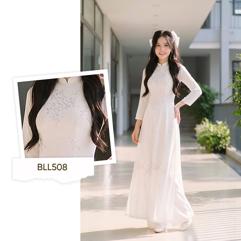 Vải Áo Dài Nữ Sinh Lencii Tinh Tú Khổ 1m15 x 2m3 BLLN508101