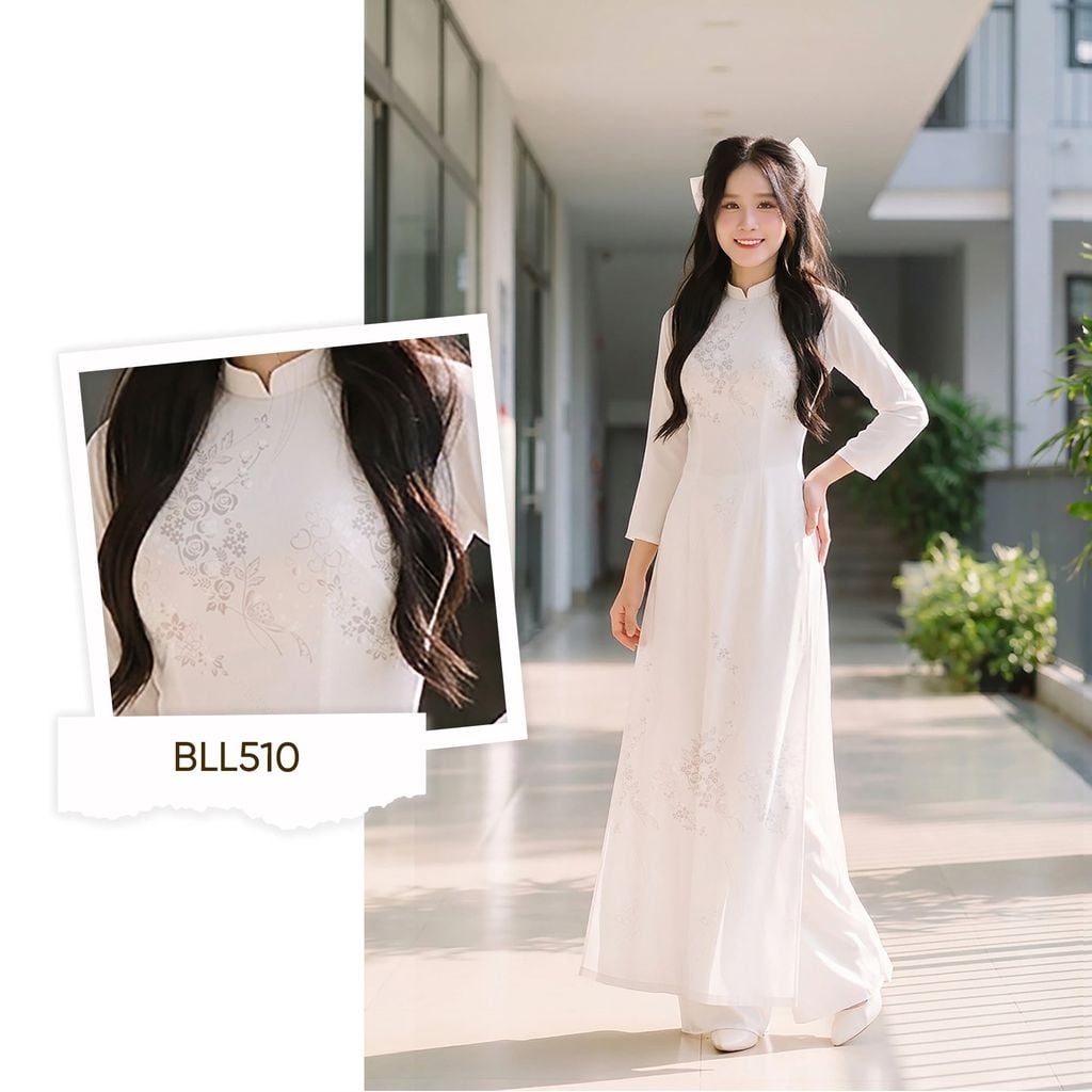 Vải Áo Dài Nữ Sinh Lencii Tinh Tú Khổ 1m15 x 2m3 BLLN510101