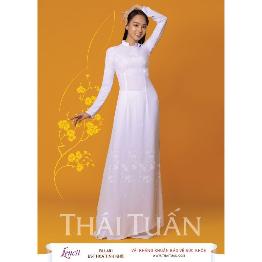 Vải Áo Dài Nữ Sinh Lencii Tinh Tú Khổ 1m15 x 2m3 BLLN481101