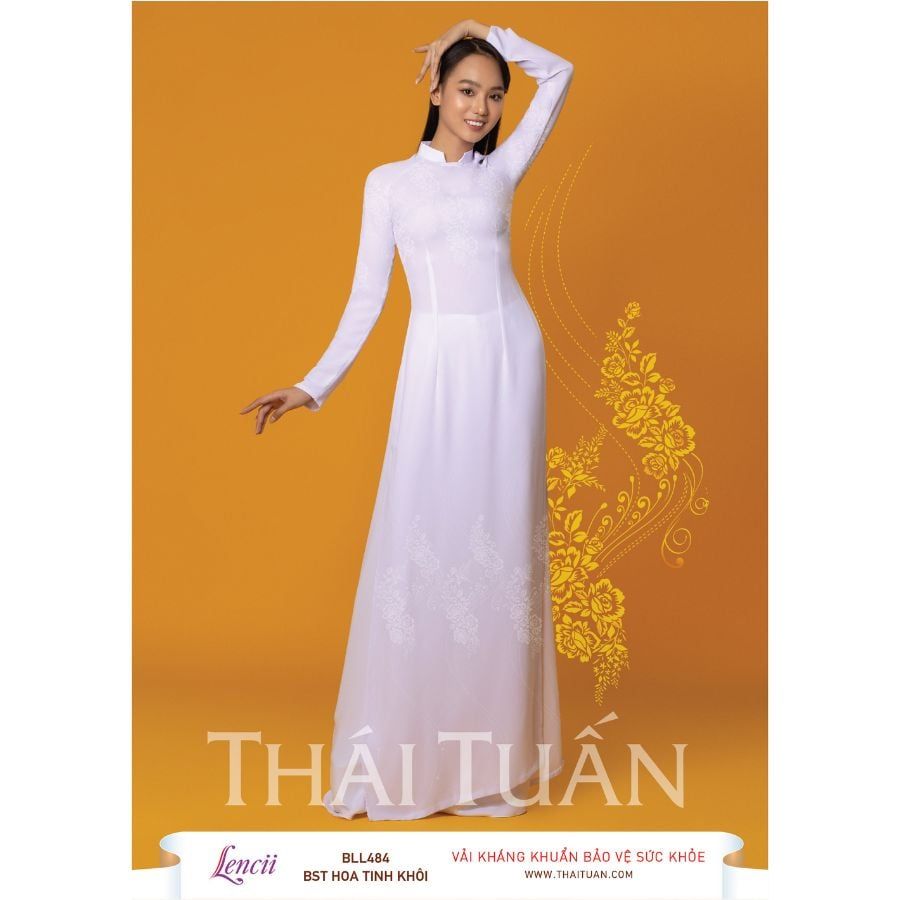Vải Áo Dài Nữ Sinh Lencii Tinh Tú Khổ 1m15 x 2m3 BLLN484101