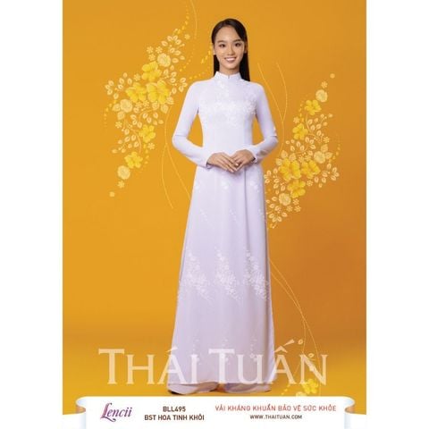 Vải Áo Dài Nữ Sinh Lencii Tinh Tú Khổ 1m15 x 2m3 BLLN495101