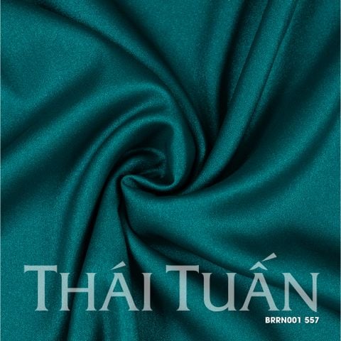 BRRN001557 Vải Trơn Ánh Diamond Màu Xanh Khổ 1m15 x 2m5