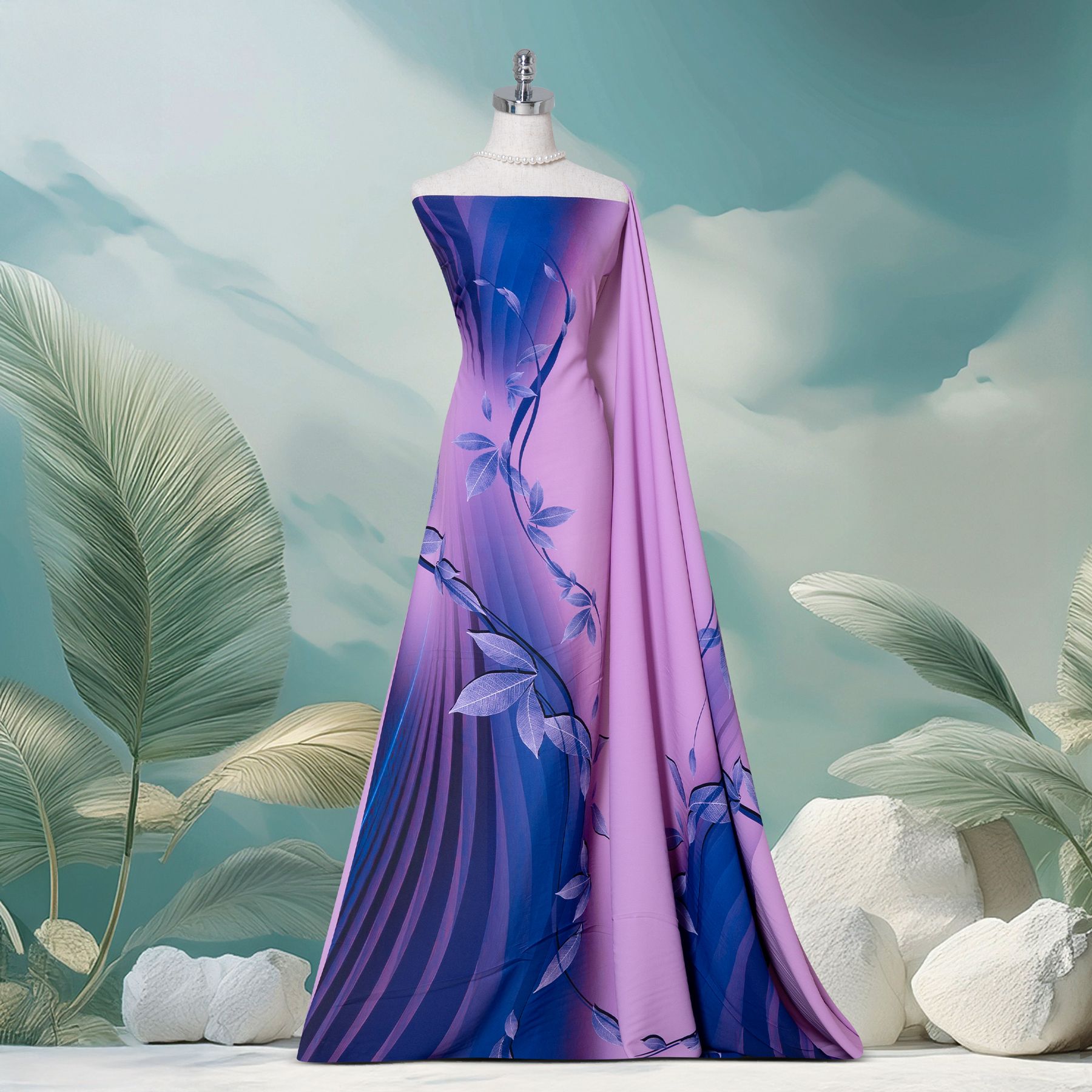 Vải Áo Dài Sắc Phương Nam Kháng Khuẩn Khổ 1m50 x 2m1 ASBR533230CKD