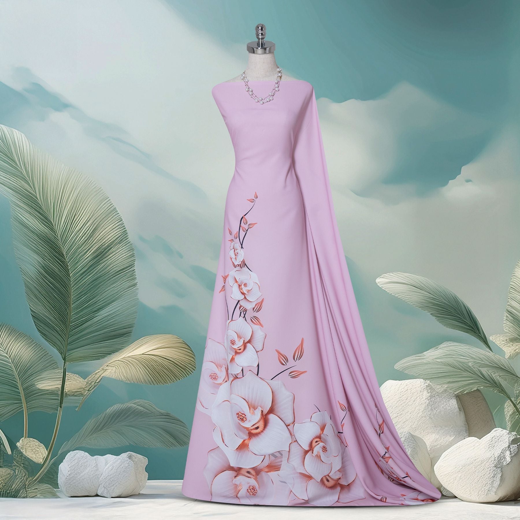 Vải Áo Dài Sắc Phương Nam Kháng Khuẩn Khổ 1m50 x 2m1 ASBR533706CUS