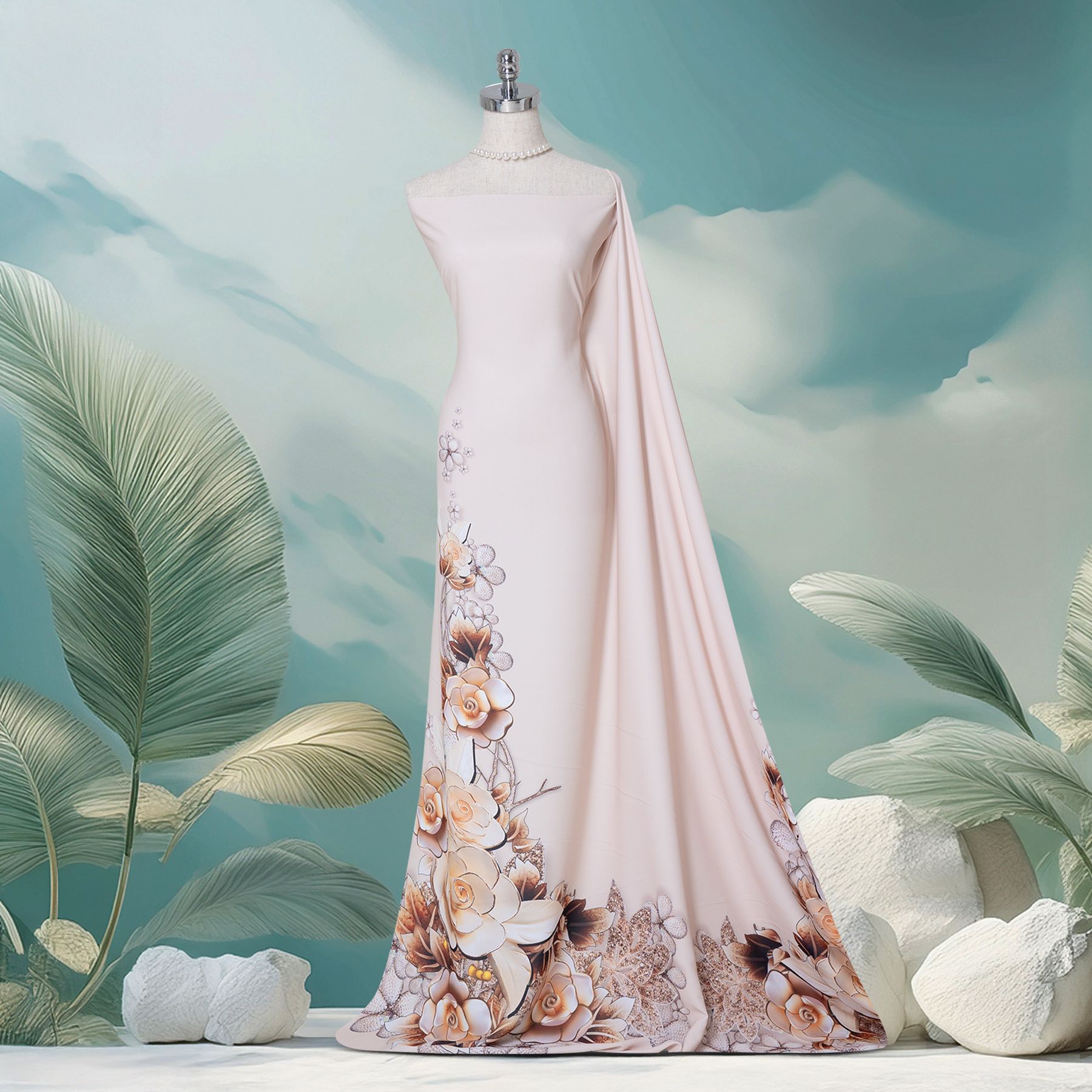 Vải Áo Dài Sắc Phương Nam Kháng Khuẩn Khổ 1m50 x 2m1 ASBR533025DLK