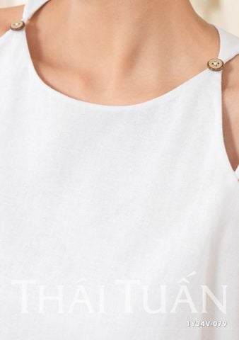 Đồ Bộ Dài Thời Trang Vải Trơn Màu Trắng 1Y34V079