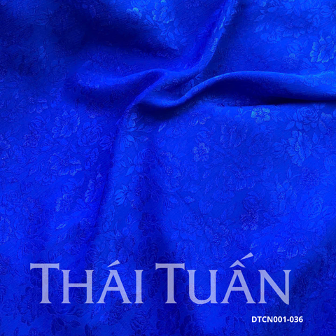 Vải Gấm Ngọc Thạch Màu Xanh Họa Tiết 1m15 x 2m5 DTCN001036