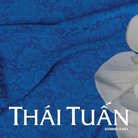 Vải Gấm Lam Ngọc Màu Xanh Khổ 1m15 x 2m5 DVMN012083