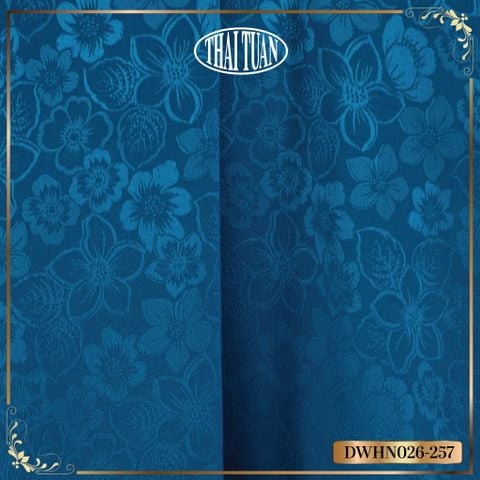 Vải Gấm Phù Điêu Màu Đỏ Khổ 1m15 x 2m5 DWHN026257