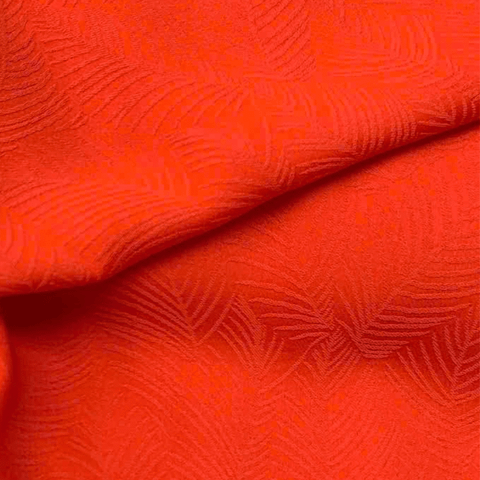 Vải Gấm Thảo Mộc Co Giãn Màu Cam Cháy Khổ 1m15 x 2m5 DYDN010241