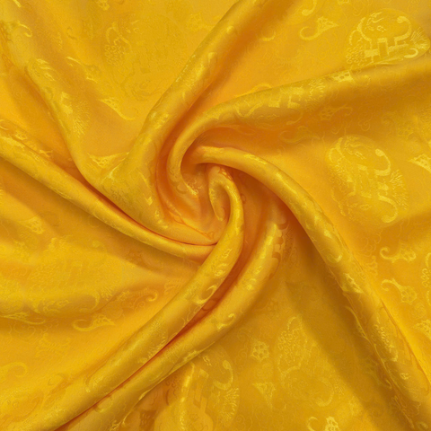 Vải Tơ Tằm Màu Xanh Họa Tiết Khổ 1m15 x 2m5 DYVN05239H