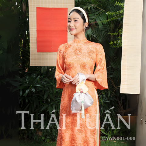 EAWN001 - Vải Gấm Cát Phúc Họa Tiết Phượng Hoàng Hồi Văn Khổ 1m15 x 2m5 (Nhiều Màu)