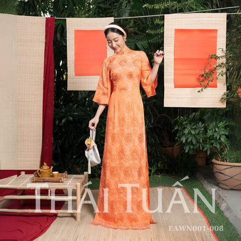 EAWN001 - Vải Gấm Cát Phúc Họa Tiết Phượng Hoàng Hồi Văn Khổ 1m15 x 2m5 (Nhiều Màu)