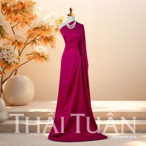 EBWN00562A Vải Tơ Tằm Lộc Thọ Màu Hồng Sen Khổ 1m15 x 2m5