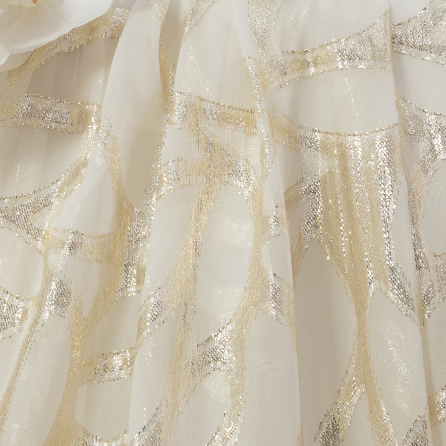 Tơ Tằm Họa Tiết Màu Đỏ 1m15 Dài 2m5 ECFN005079