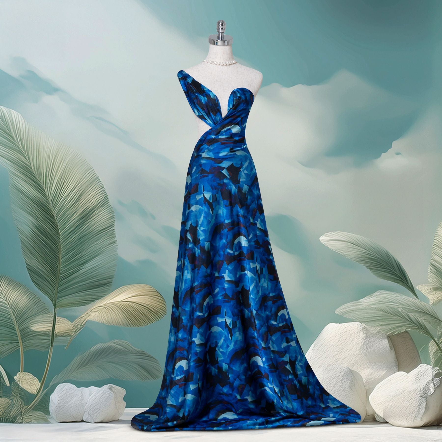 Vải Áo Dài Bông Đều Kháng Khuẩn Khổ 1m50 x 2m ASBA686083EDZ