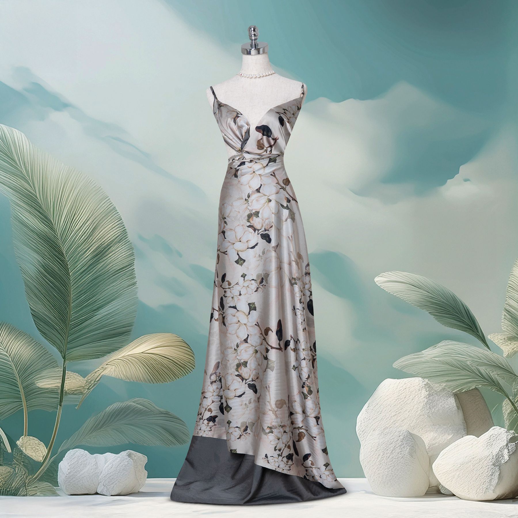 Vải Áo Dài Bông Đều Kháng Khuẩn Khổ 1m50 x 2m ASBA686027EEI