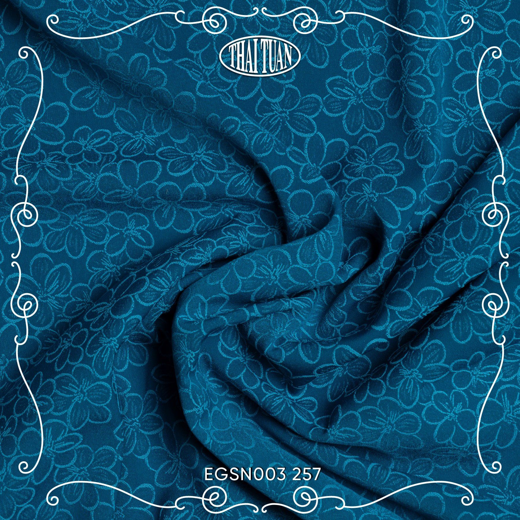 EGSN003-257 Gấm Hoa Co Giãn Khổ 1m15 x 2m5
