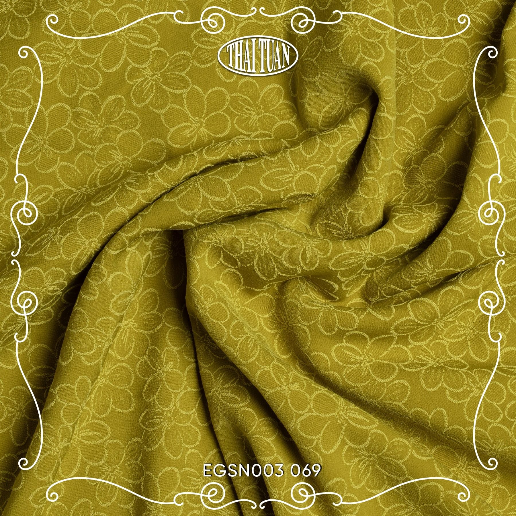 EGSN003-069 Gấm Hoa Co Giãn Khổ 1m15 x 2m5