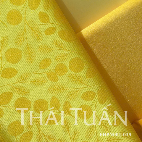 Gấm Hoa Co Giãn Màu Vàng Khổ 1m15 x 2m4 EHPN001039