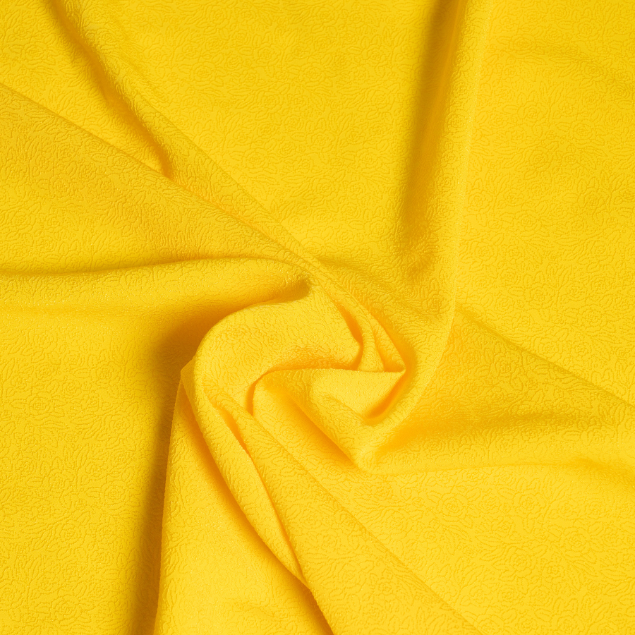 Vải Gấm Hoa Màu Vàng Khổ 1m15 x 2m5 EIQN002002