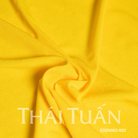 Vải Gấm Hoa Màu Vàng Khổ 1m15 x 2m5 EIQN002002