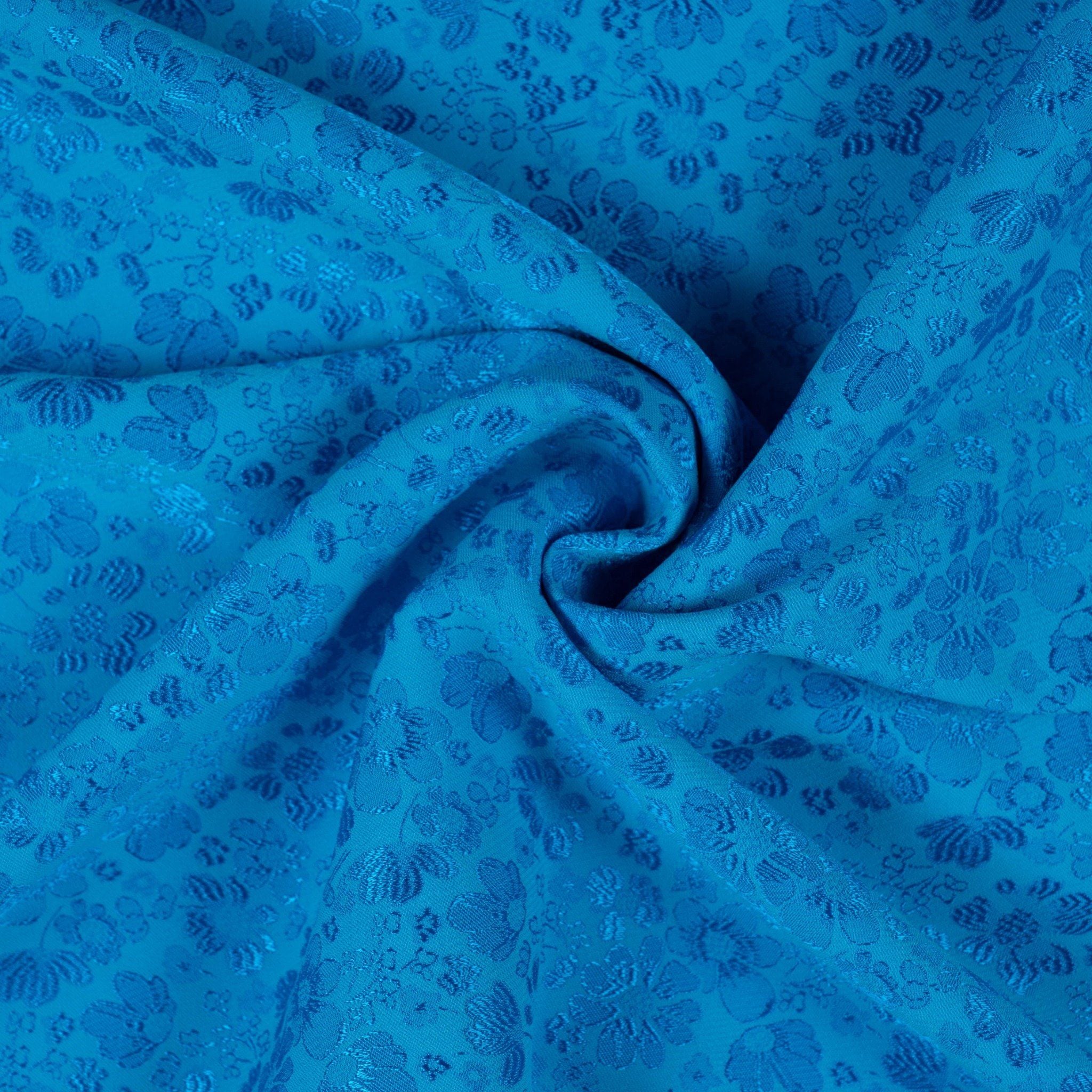 EKDL001-005 Vải Gấm Hoa Co Giãn Màu Tím Khổ 1m5 x 2m