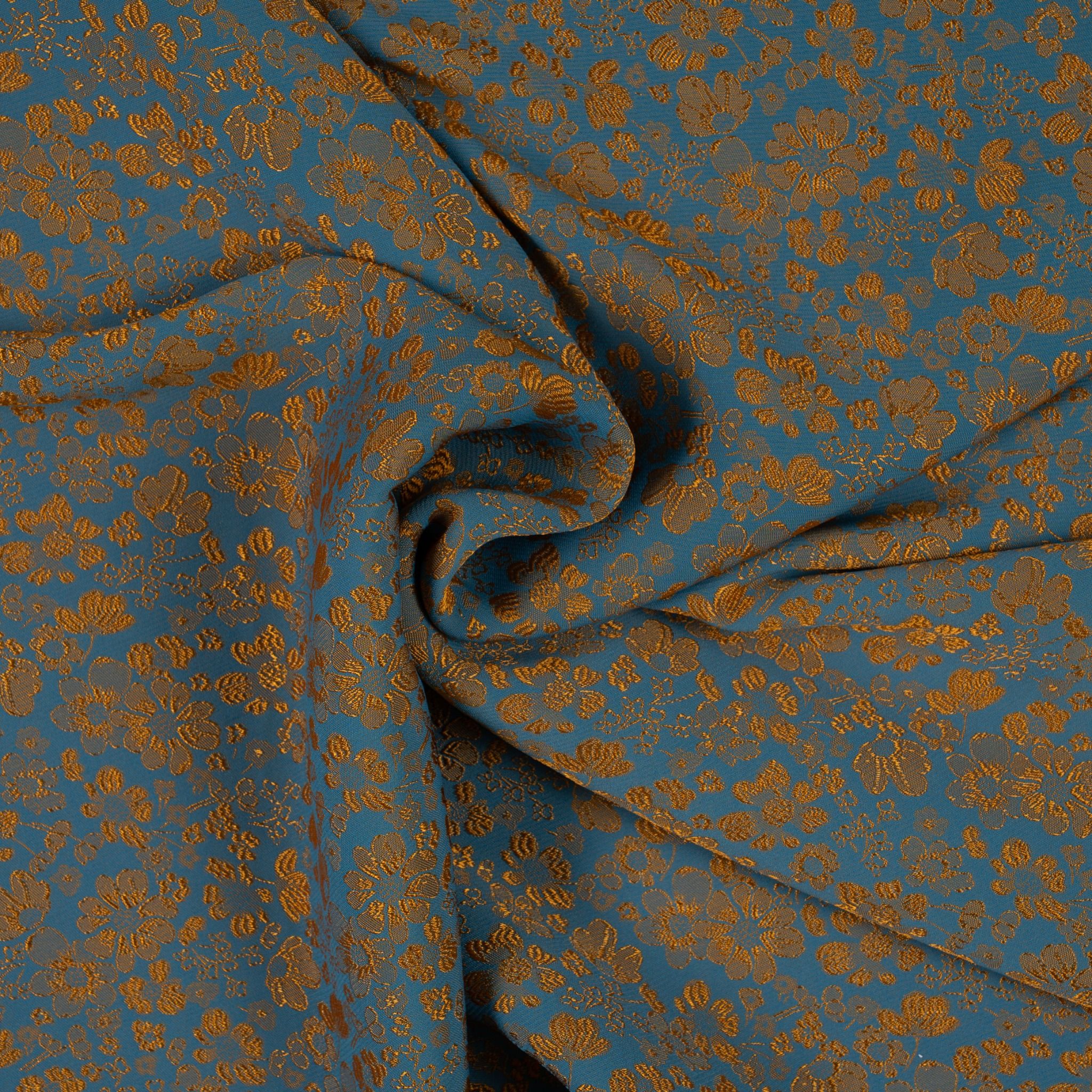 Vải Gấm Hoa Co Giãn Màu Tím Khổ 1m5 x 2m EKDL001015