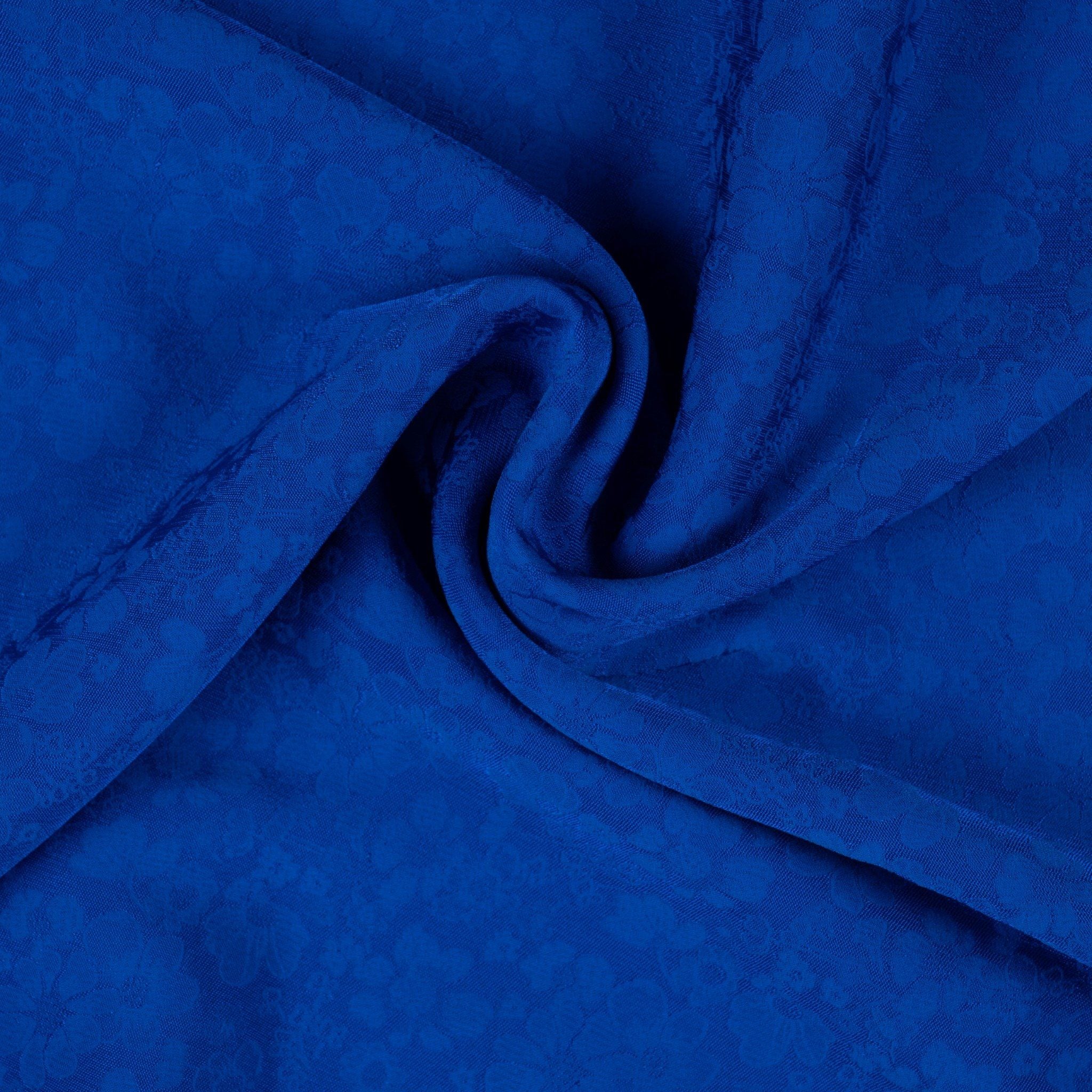 Vải Gấm Màu Xanh Họa Tiết Hoa Khổ 1m5 x 2m EKDL001083