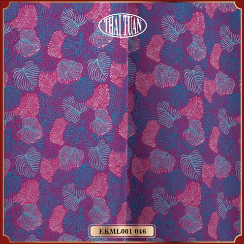 EKML001-046 Vải Gấm Thảo Điệp Hoạ Tiết 1m5 x 2m