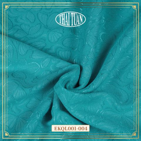 Vải Gấm Hồ Điệp Co Giãn Màu Xanh Khổ 1m5 x 2m EKQL001004
