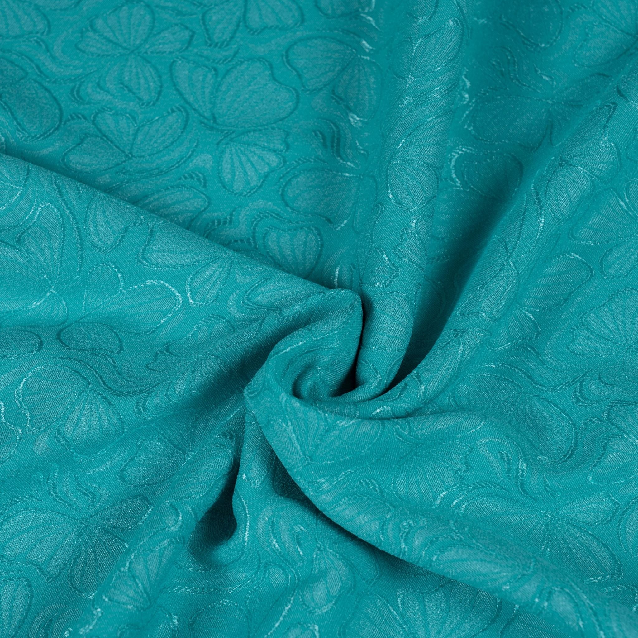 Vải Gấm Hồ Điệp Co Giãn Màu Xanh Khổ 1m5 x 2m EKQL001004