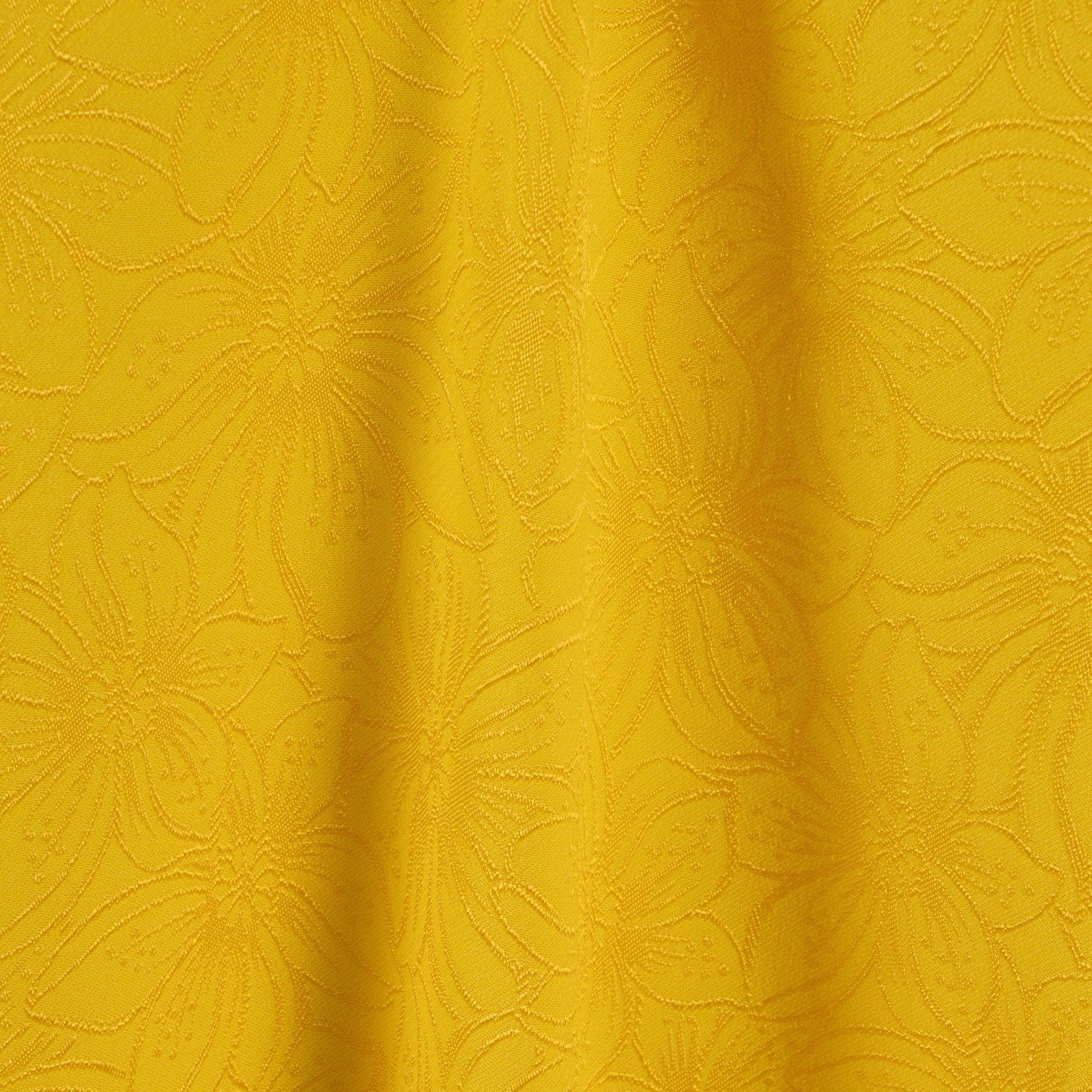 ELFL001-002 Vải Gấm Bách Hoa Màu Vàng 1m5 x 2m