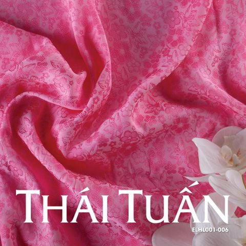 Vải Gấm Co Giãn Màu Hồng Khổ 1m15 x 2m ELHL001006