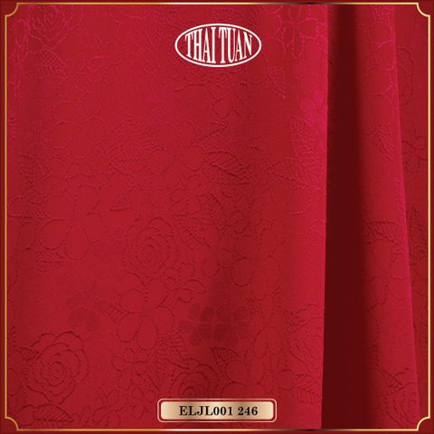 ELJL001-246 Vải Gấm Tùy Hoa Màu Hồng Cánh Sen 1m5 x 2m