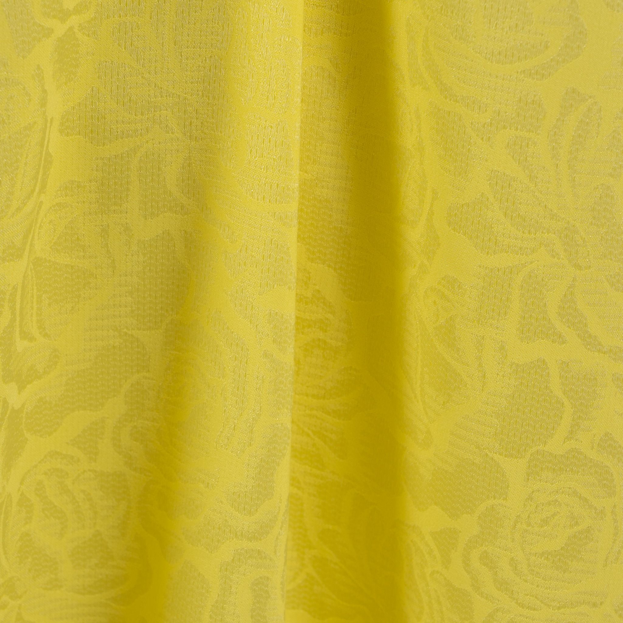 ELLL001-002 Vải Gấm Kim Sa Màu Vàng 1m5 x 2m