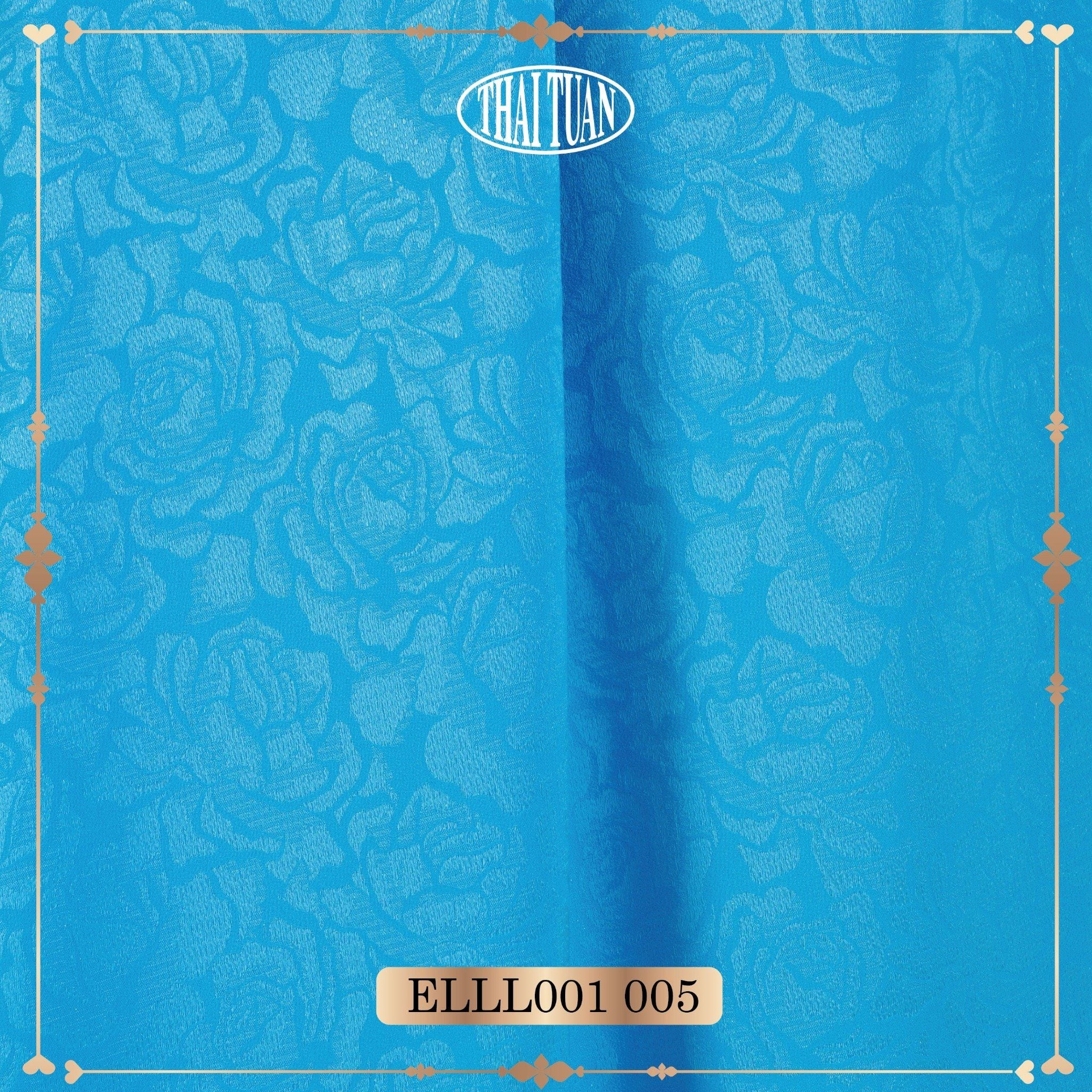 Vải Gấm Kim Sa Màu Xanh 1m5 x 2m ELLL001005