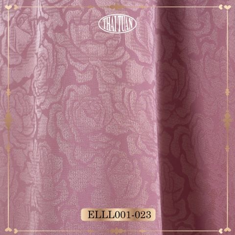 ELLL001-023 Vải Gấm Kim Sa Màu Hồng Nhạt 1m5 x 2m