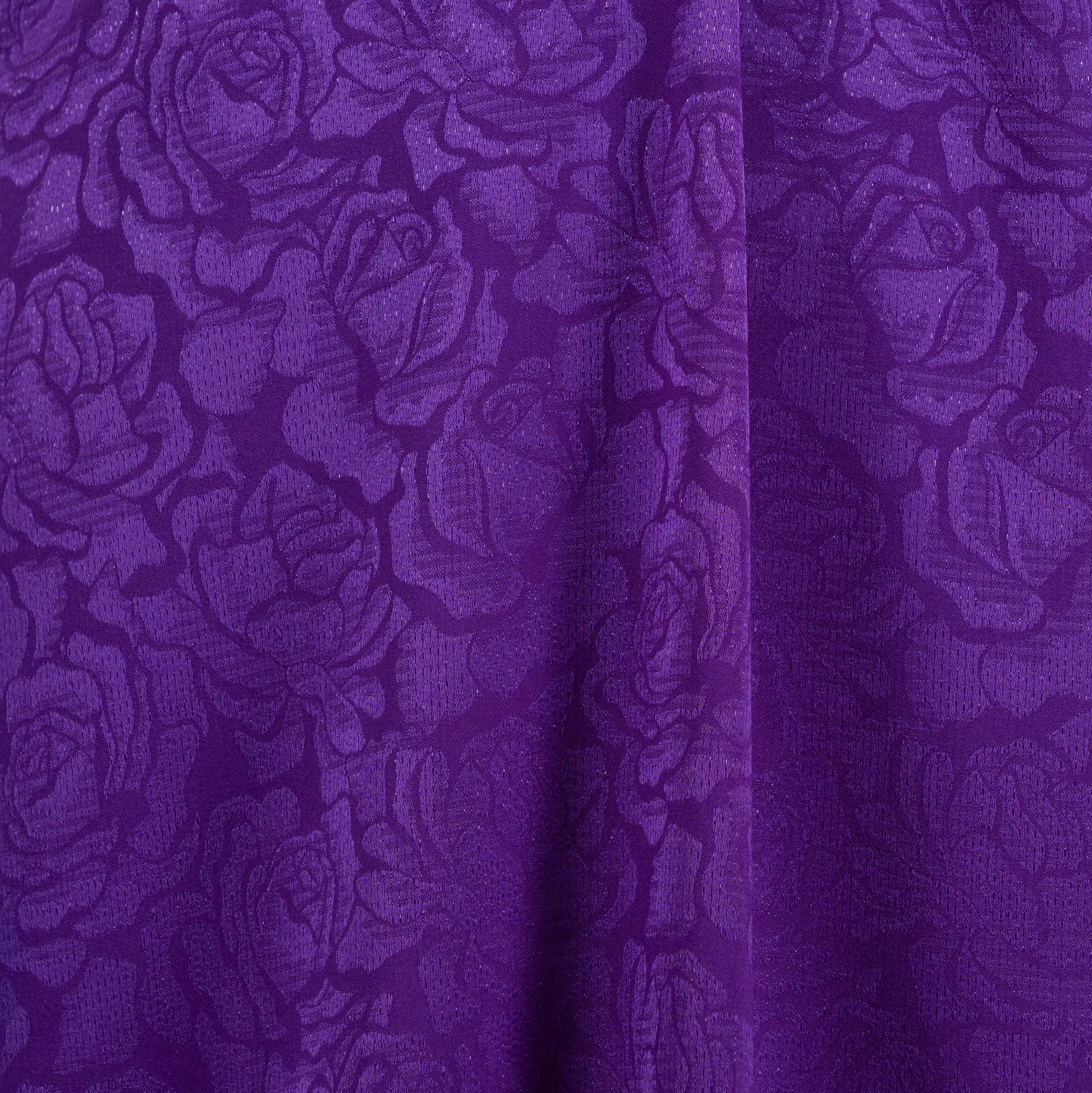 Vải Gấm Kim Sa Màu Tím 1m5 x 2m ELLL001030