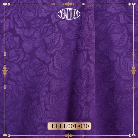 Vải Gấm Kim Sa Màu Tím 1m5 x 2m ELLL001030