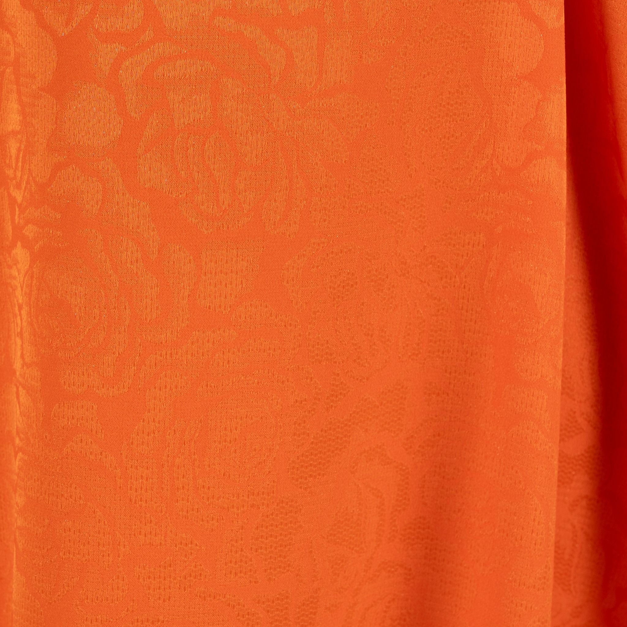 Vải Gấm Kim Sa Màu Cam 1m5 x 2m ELLL001043