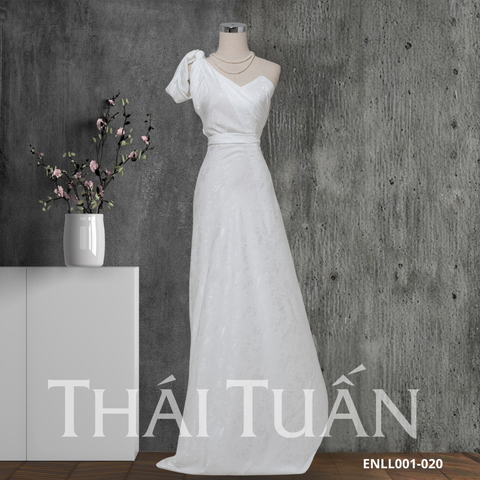 Vải Gấm Hoa Co Giãn Màu Trắng Khổ 1m5x2m ENLL001020