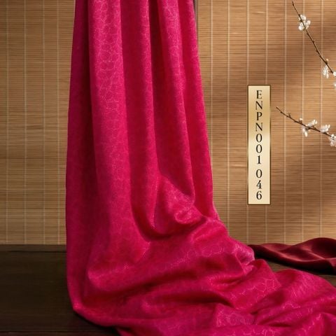 Gấm Hoa Văn Màu Hồng Khổ 1m15x2m5 ENPN001046