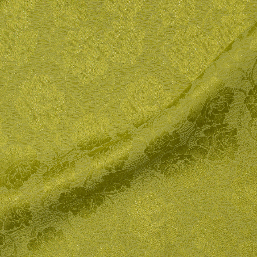 ENVL001-044 Gấm Hoa Co Giãn Màu Xanh Mạ Sáng Khổ 1m5 x 2m